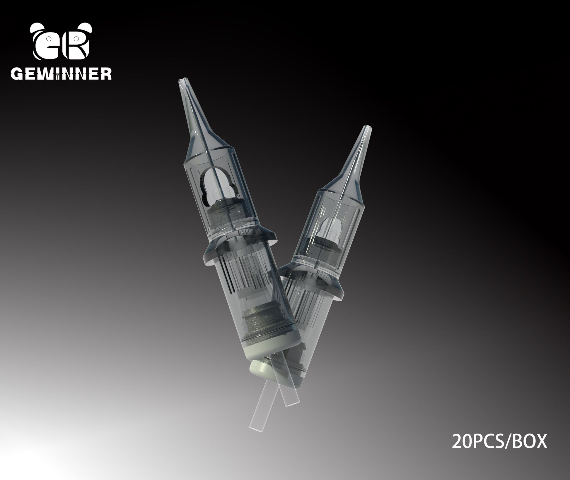 Gewinner Round Shader (RS) Cartridge - #12 (0.35mm) Tattoo Needle